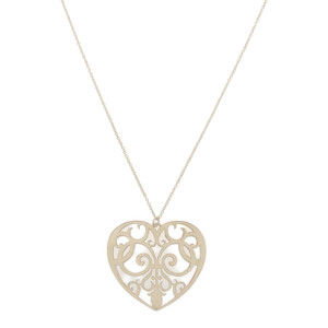 Tiffany Enchanted Heart Necklace Silver